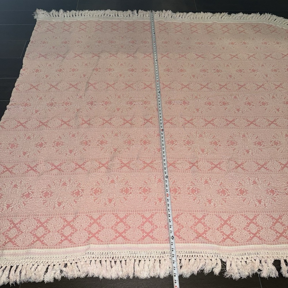 SEARS VINTAGE MID CENTURY BELLISSIMO ITALIAN BROCADE TWIN/FULL BEDSPREAD 78x87" - Picture 6 of 15